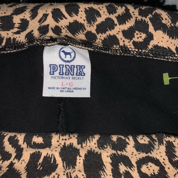 Victoria’s Secret Pink Vintage Bling Leopard Leggings - Picture 4 of 5